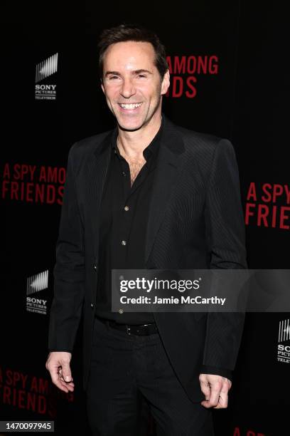 Alessandro Nivola attends MGM+'s "A Spy Among Friends" New York Premiere at Crosby Street Hotel on February 27, 2023 in New York City.