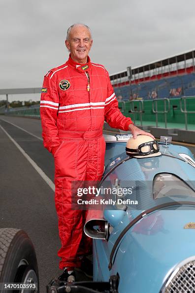 Tim Schenken OAM, Former Formula 1 Driver poses with The Maybach