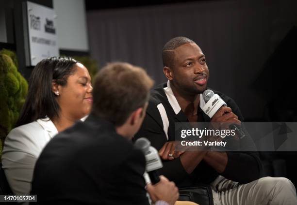 Dwyane Wade, Lisa Joseph-Metelus and Lee Jenkins