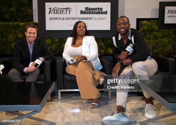 Dwyane Wade, Lisa Joseph-Metelus and Lee Jenkins