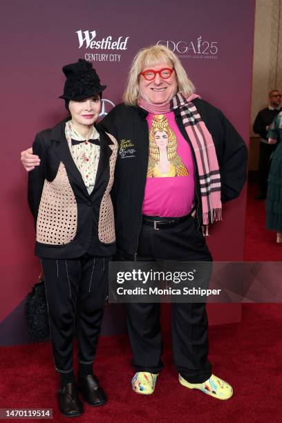 Toni Basil and Bruce Vilanch attend the 25th Annual Costume Designers Guild Awards at Fairmont Century Plaza on February 27, 2023 in Los Angeles,...
