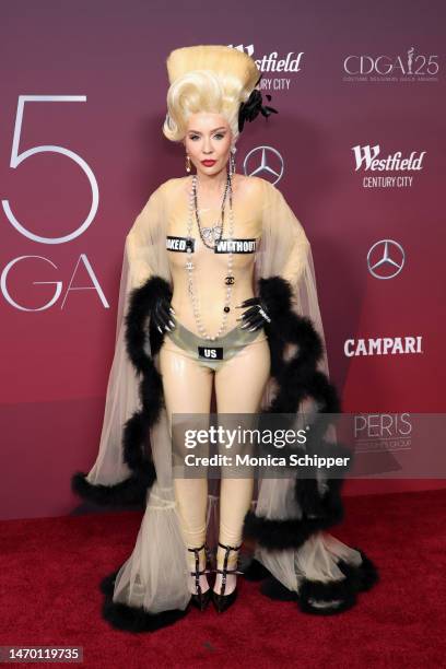 Dawn Ritz attends the 25th Annual Costume Designers Guild Awards at Fairmont Century Plaza on February 27, 2023 in Los Angeles, California.