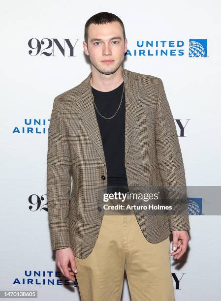 Will Harrison attends the "Daisy Jones & The Six" advance screening and cast & creators in conversation with Caitlin Brody at The 92nd Street Y on...