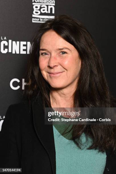 Emmanuelle Cosso attends the "La Syndicaliste" premiere at La Cinematheque on February 27, 2023 in Paris, France.