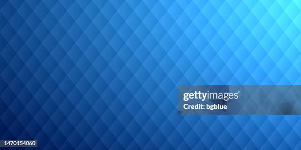 abstract blue background - geometric texture - blue squares stock illustrations