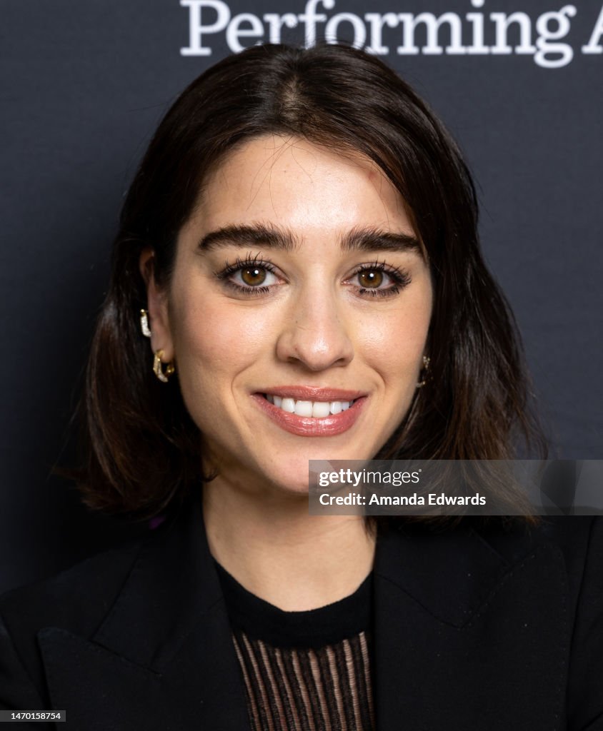 Actress Simona Tabasco attends the Film Independent Live Read of ...
