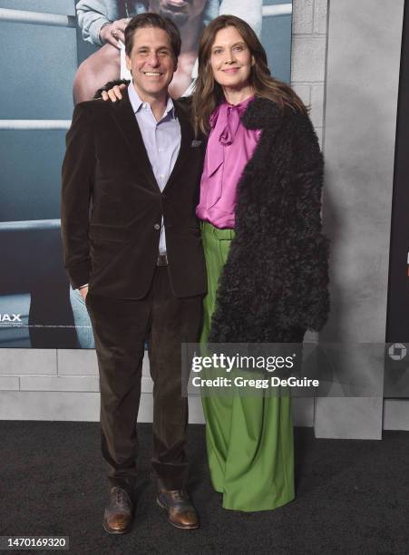 Jonathan Glickman and Christy Callahan attend the Los Angeles Premiere Of "CREED III" at TCL Chinese Theatre on February 27, 2023 in Hollywood,...