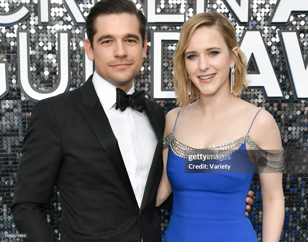 Jason Ralph Wife Jason Ralph and Rachel Brosnahan News Photo - Getty Images