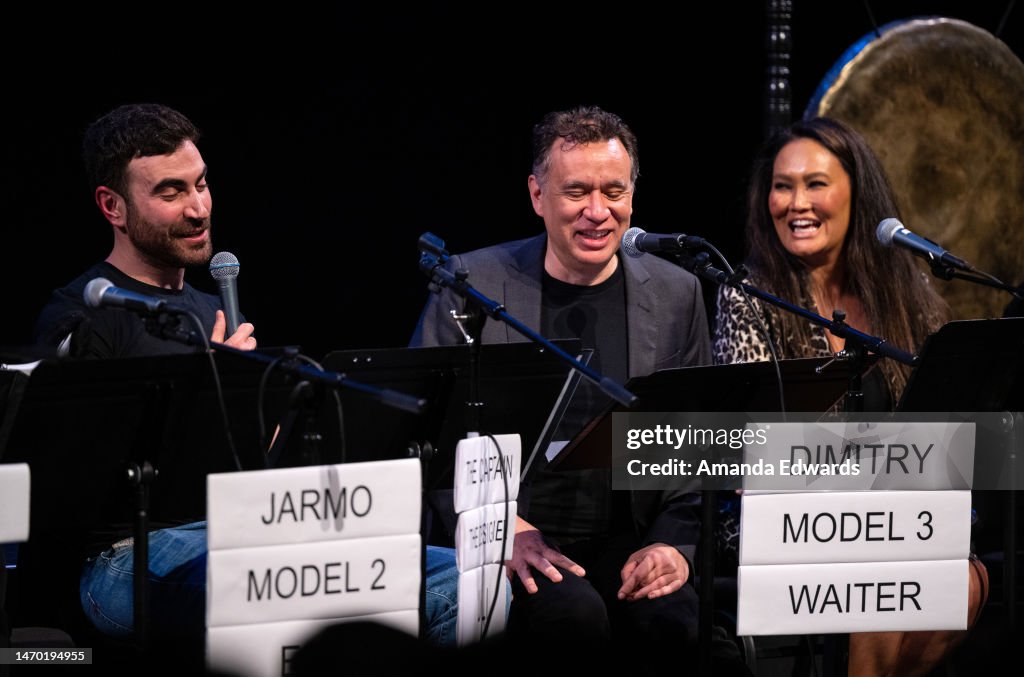 Actors Brett Goldstein, Fred Armisen and Tia Carrere attend the Film