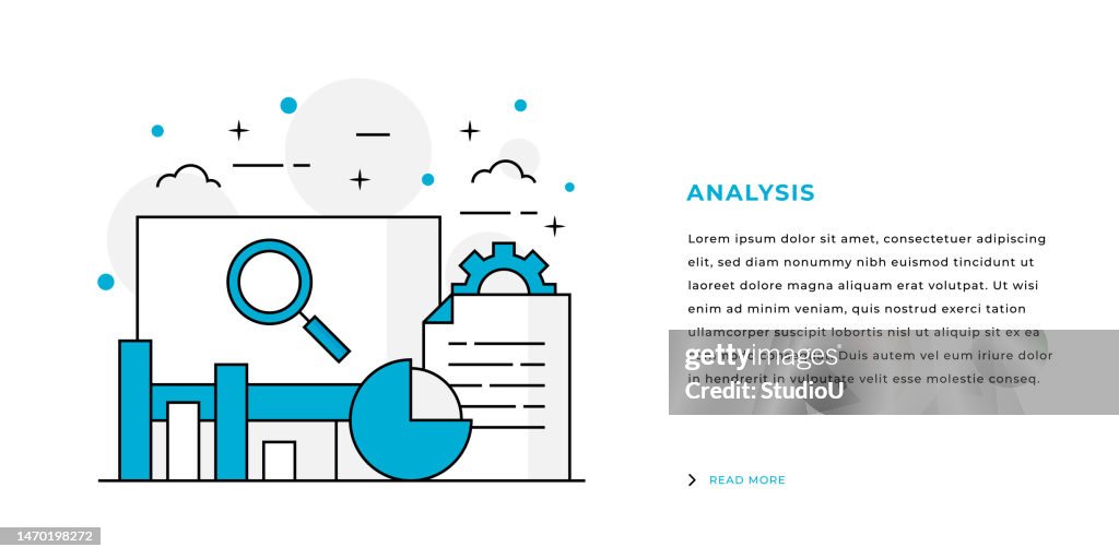 Analysis Concept Web Banner Design High-Res Vector Graphic - Getty Images