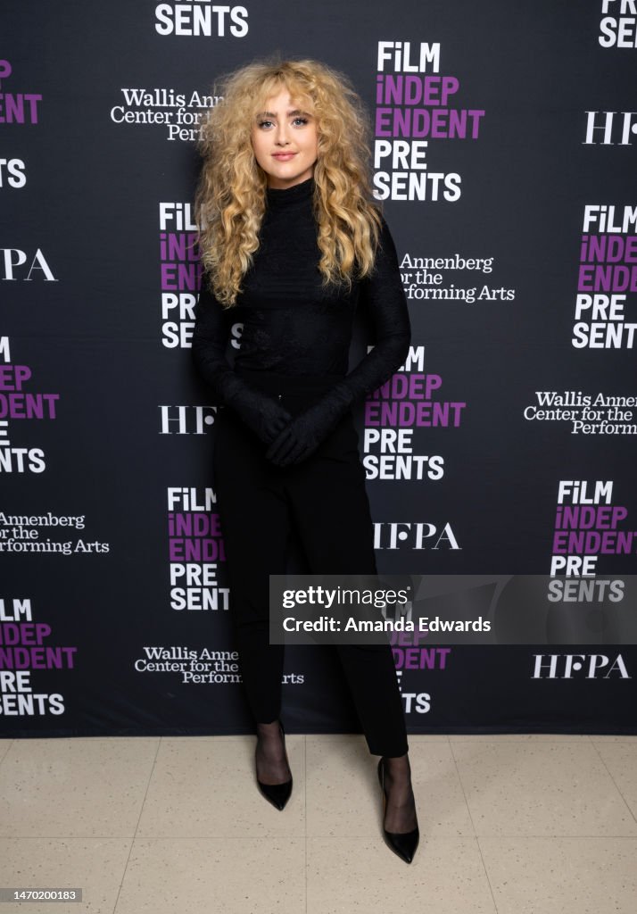Actress Kathryn Newton attends the Film Independent Live Read of