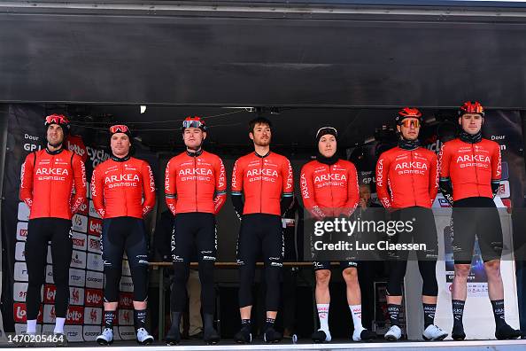 Jenthe Biermans of Belgium, Alan Riou of France, Hugo Hofstetter of ...