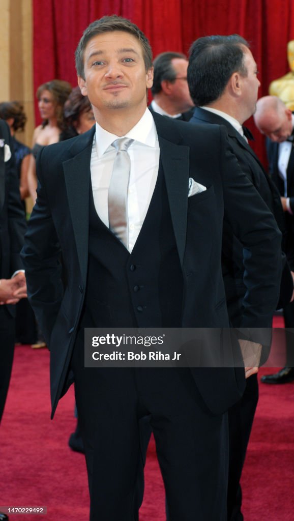 Jeremy Renner at Academy Awards