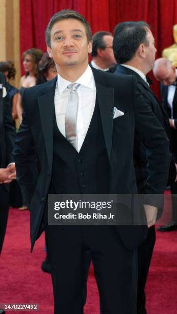 Actor Jeremy Renner and his mother, Valerie Cearley, arrive at the Kodak Theater during the 82nd Academy Awards, March 7, 2010 in Hollywood section...