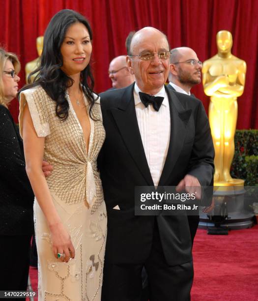 Rupert Murdoch And Wife Wendi Photos and Premium High Res Pictures