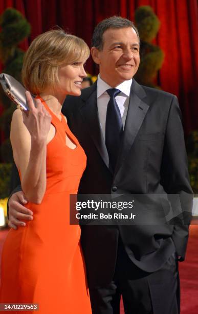 Disney Studios CEO Robert Iger and Willow Bay arrive at the 88th Annual Academy Awards, February 28, 2016 in Hollywood section of Los Angeles,...