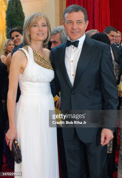 Disney Studios CEO Robert Iger and Willow Bay arrive at the 82nd annual Academy Awards at the Kodak Theatre, March 7, 2010 in Hollywood section of...