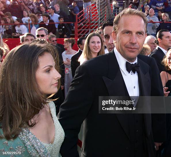 Actor Kevin Costner and daughter Anne at the 71st Annual Academy