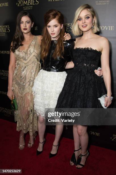 Millie Brady, Ellie Bamber and Bella Heathcote