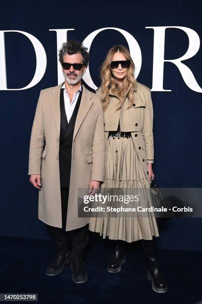 Doyle Bramhall II and Elle Macpherson attend the Christian Dior Womenswear Fall Winter 2023-2024 show as part of Paris Fashion Week on February 28,...