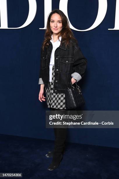 Anaïs Demoustier attends the Christian Dior Womenswear Fall Winter 2023-2024 show as part of Paris Fashion Week on February 28, 2023 in Paris, France.