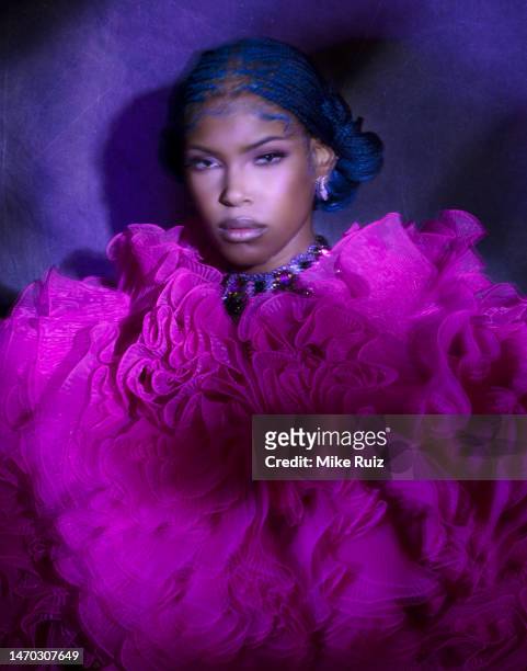Actress/singer Diamond White is photographed for Photobook Magazine on December 15, 2022 in Los Angeles, California. COVER IMAGE.