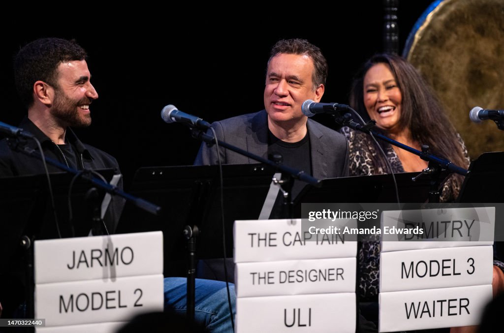 Actors Brett Goldstein, Fred Armisen and Tia Carrere attend the Film