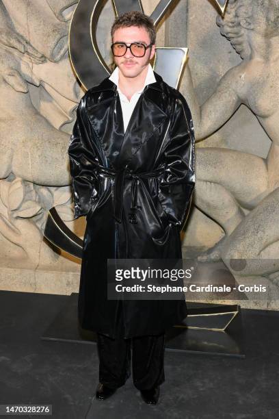 Rocco Ritchie attends the Saint Laurent Womenswear Fall Winter 2023-2024 show as part of Paris Fashion Week on February 28, 2023 in Paris, France.