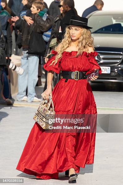 Rose Bertram attends the Christian Dior Womenswear Fall Winter... News