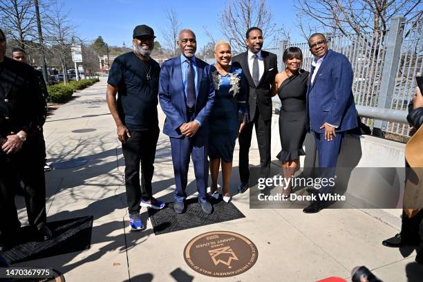 Michael Mauldin, Danny Glover, Georgia State Representative Erica Thomas, Mayor of Atlanta, Andrew Dickens, Catherine Brewton, and Demmette Guidry...