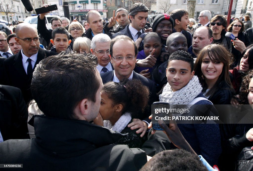 FRANCE2012-ELECTIONS-PS-HOLLANDE-CRIME-SCHOOL-JEWS-SHOOTING