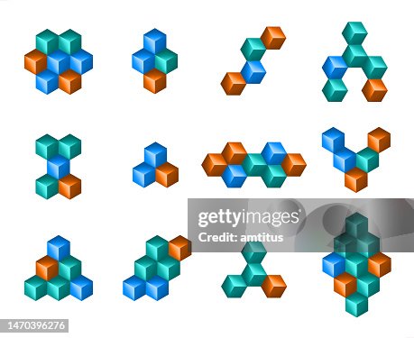 Solid Structures Set High-Res Vector Graphic - Getty Images