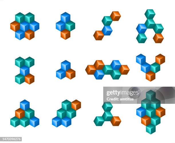 Solid Structures Set High-Res Vector Graphic - Getty Images