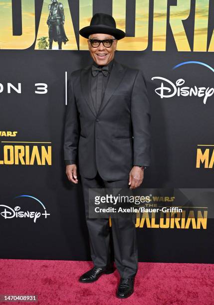 Giancarlo Esposito attends the Los Angeles Premiere of Disney+ "The Mandalorian" Season 3 at El Capitan Theatre on February 28, 2023 in Los Angeles,...