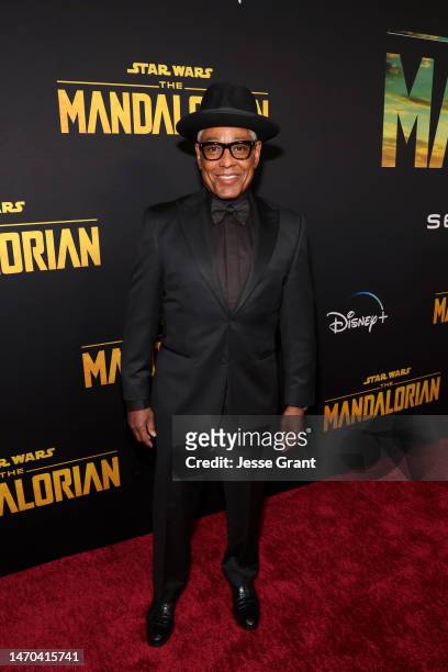 Giancarlo Esposito attends the Mandalorian special launch event at El Capitan Theatre in Hollywood, California on February 28, 2023.