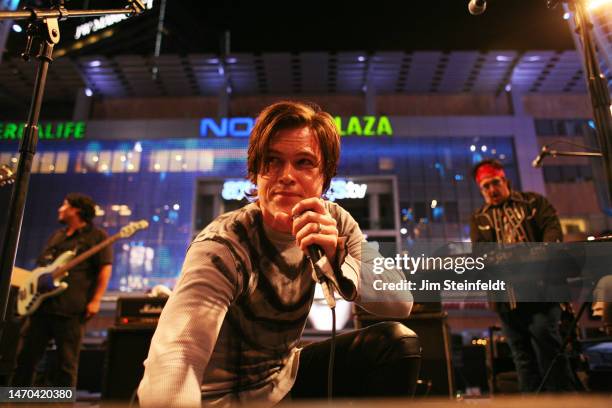 Singer songwriter Eric Dill performs at the Nokia Theater in Los Angeles, California on October 17, 2012.