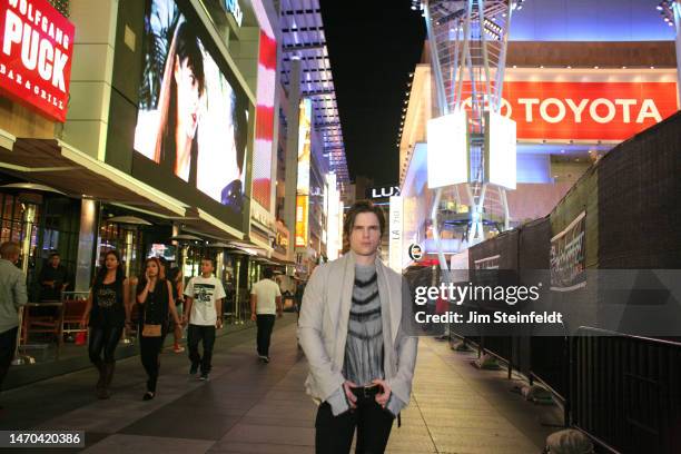 Singer songwriter Eric Dill poses for a portrait at the Nokia Theater in Los Angeles, California on October 17, 2012.