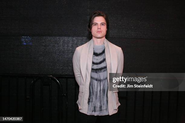Singer songwriter Eric Dill poses for a portrait at the Nokia Theater in Los Angeles, California on October 17, 2012.