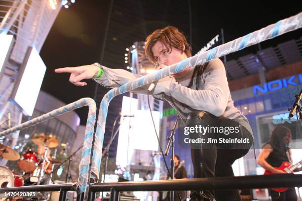 Singer songwriter Eric Dill performs at the Nokia Theater in Los Angeles, California on October 17, 2012.