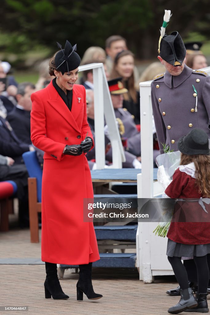 The Prince And Princess Of Wales Visit The Welsh Guard