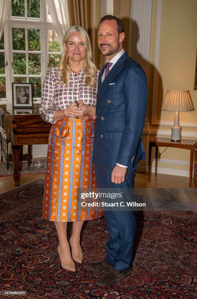 Crown Prince Haakon And Crown Princess Mette-Marit Visit London