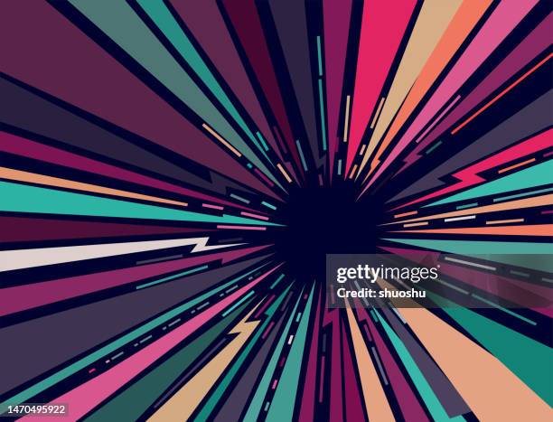 Color Speed Graphics Colors Radial Speed Lines Background For Comic Books And Media ...