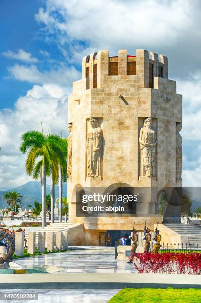 mausoleum of jose marti in santiago de cuba - plaza de la revolución havana stock pictures, royalty-free photos & images