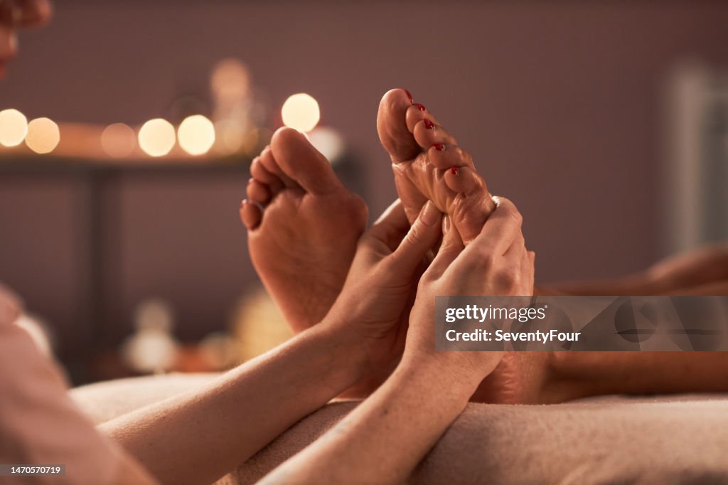 Massaging Foot Pressure Points