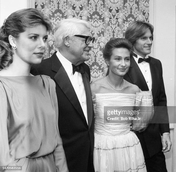 Cary Grant and wife Barbara Harris joined Princess Caroline of Monaco and Bruce Jenner, for 'An Evening in Monaco' at Beverly Wilshire Hotel, October...