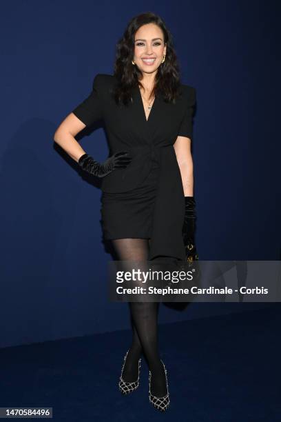 Jessica Alba attends the Balmain Womenswear Fall Winter 2023-2024 show as part of Paris Fashion Week on March 01, 2023 in Paris, France.