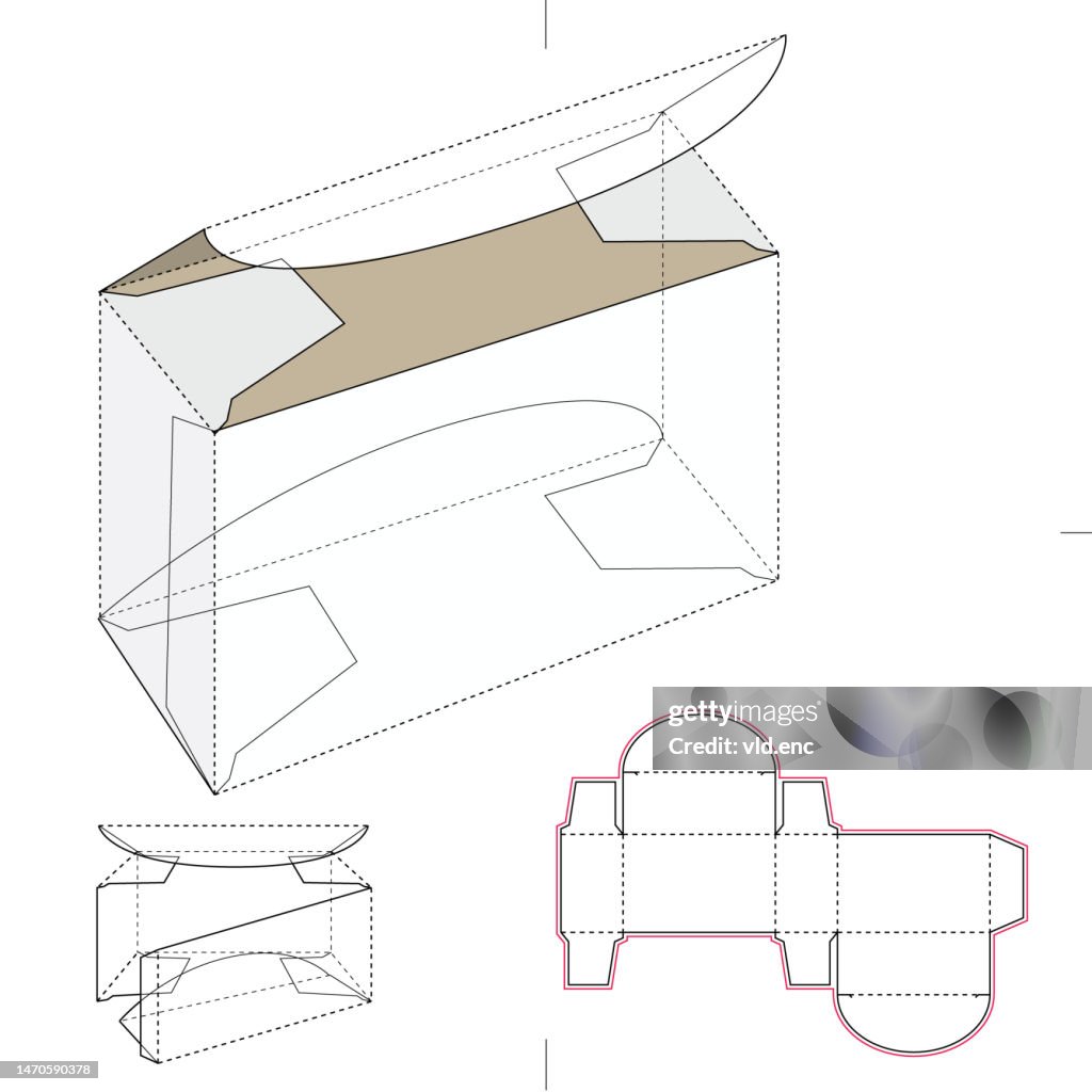 Basic Box Blueprint Small Box With Blueprint High-Res Vector Graphic - Getty Images