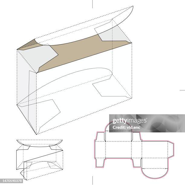 Blue Print Box's Small Box With Blueprint High-Res Vector Graphic - Getty Images