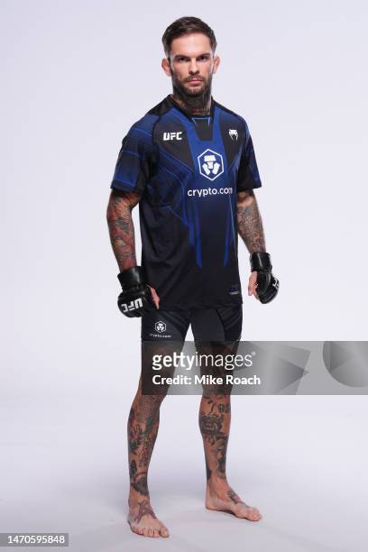 Cody Garbrandt poses for a portrait during a UFC photo session on March 1, 2023 in Las Vegas, Nevada.