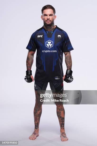 Cody Garbrandt poses for a portrait during a UFC photo session on March 1, 2023 in Las Vegas, Nevada.